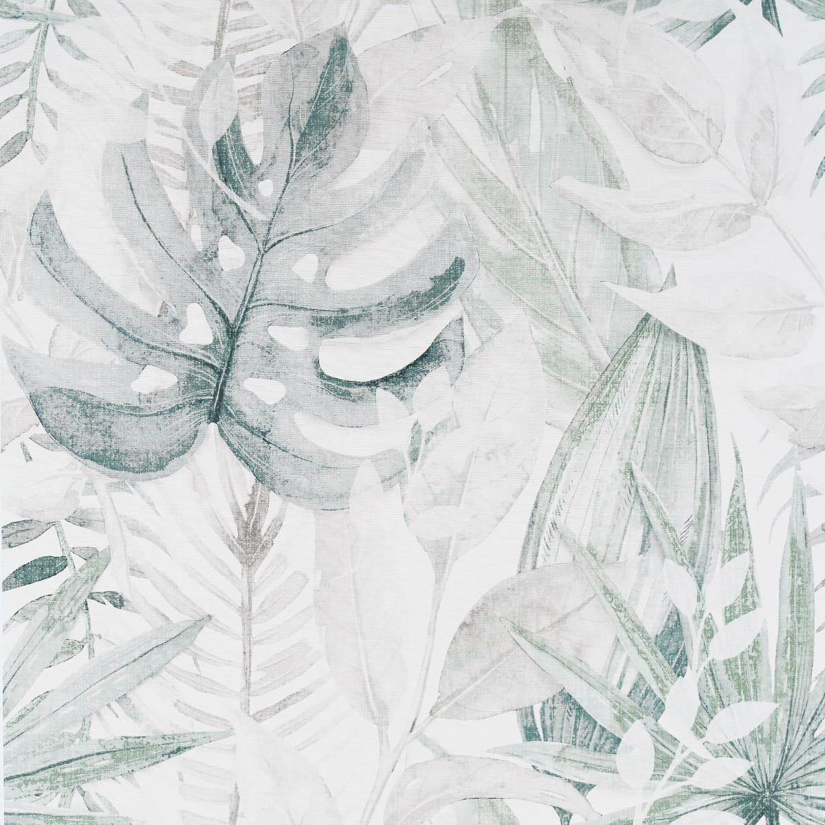 Chalky Tropical Soft Navy Wallpaper - 1005 x 53cm