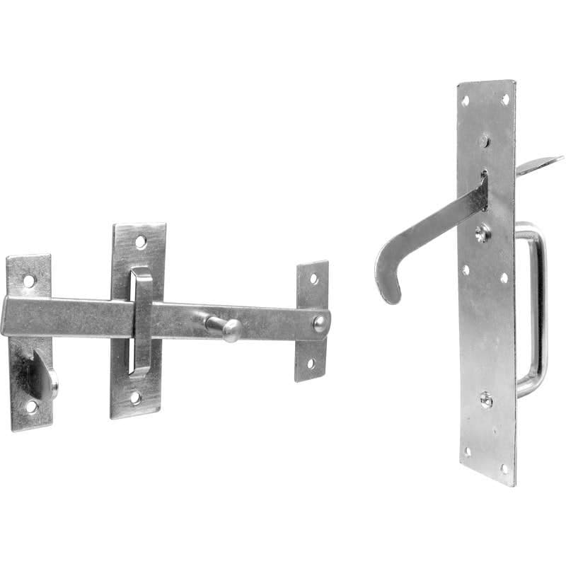 Suffolk Gate Latch & Lever - 178mm - Zinc Plated - Hardware Solutions