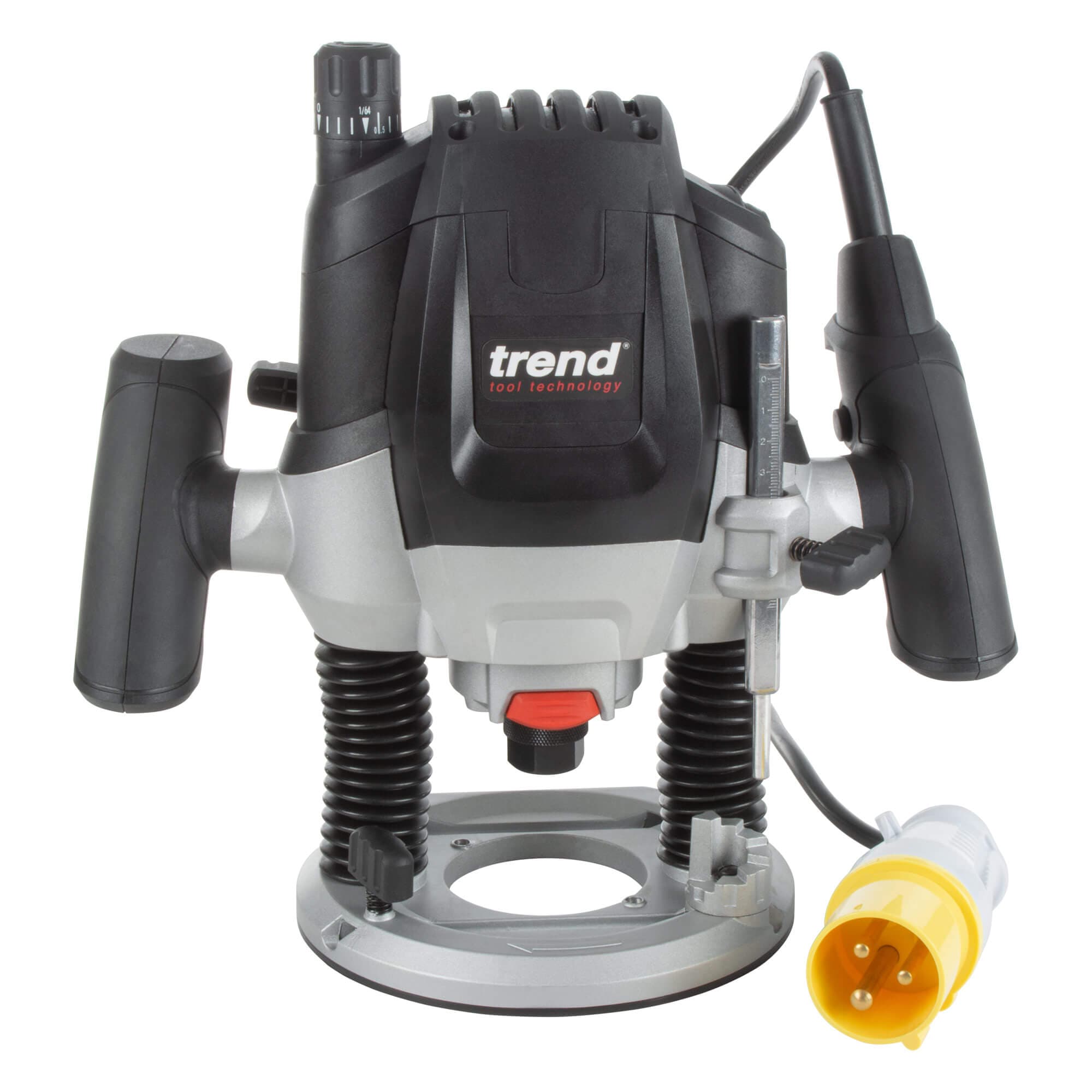 Trend 1750W 1/2 Inch Variable Speed Plunge Router 110V 16A Pk 1 T7ELK