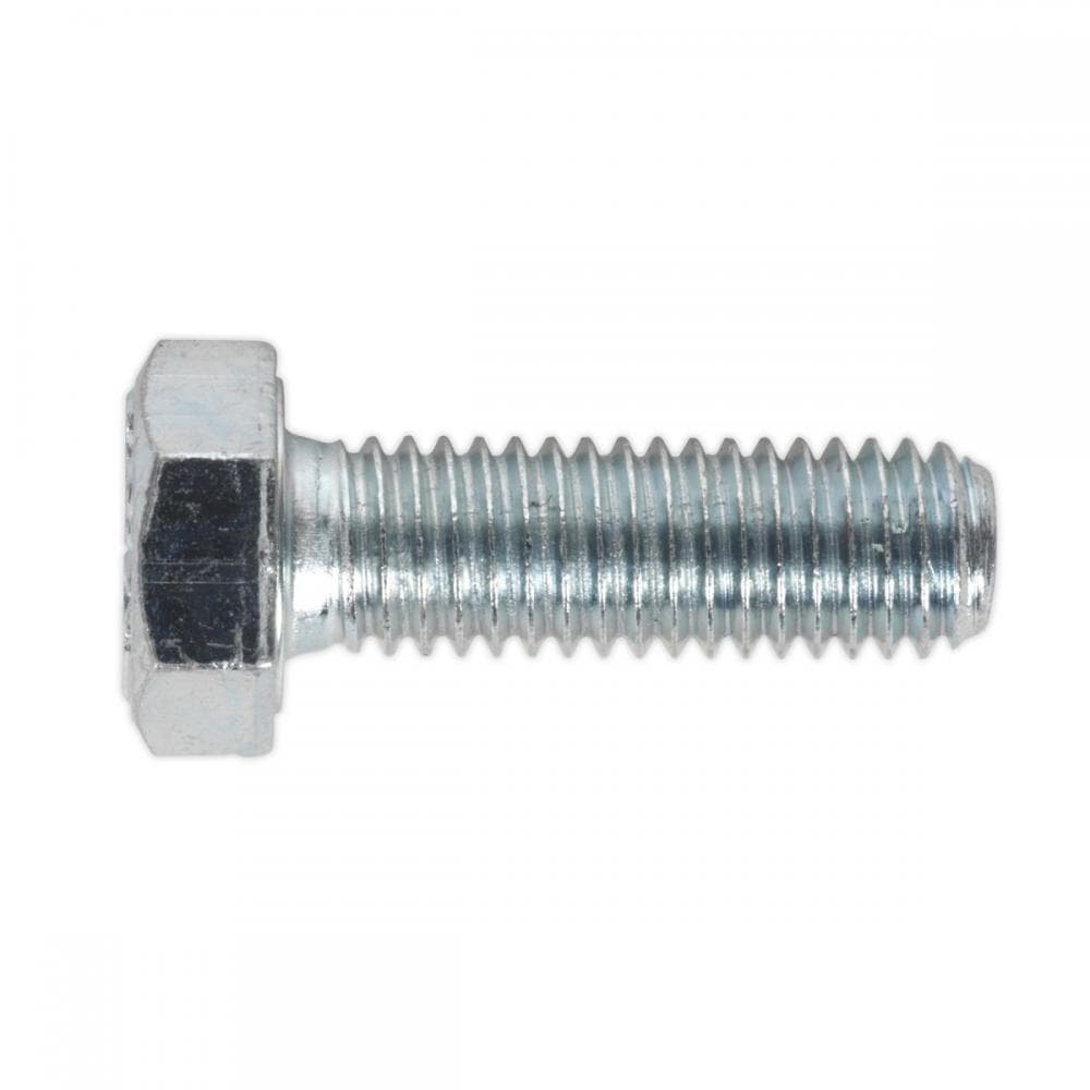 Sealey SS825 Ht Setscrew M8 X 25Mm 8.8 Zinc Pack Of 50