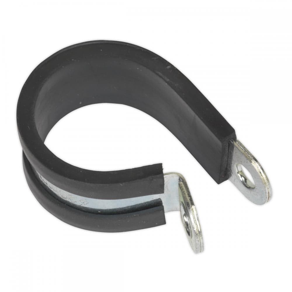 Sealey PCJ29 P-Clip Rubber Lined Ø29Mm Pack Of 25