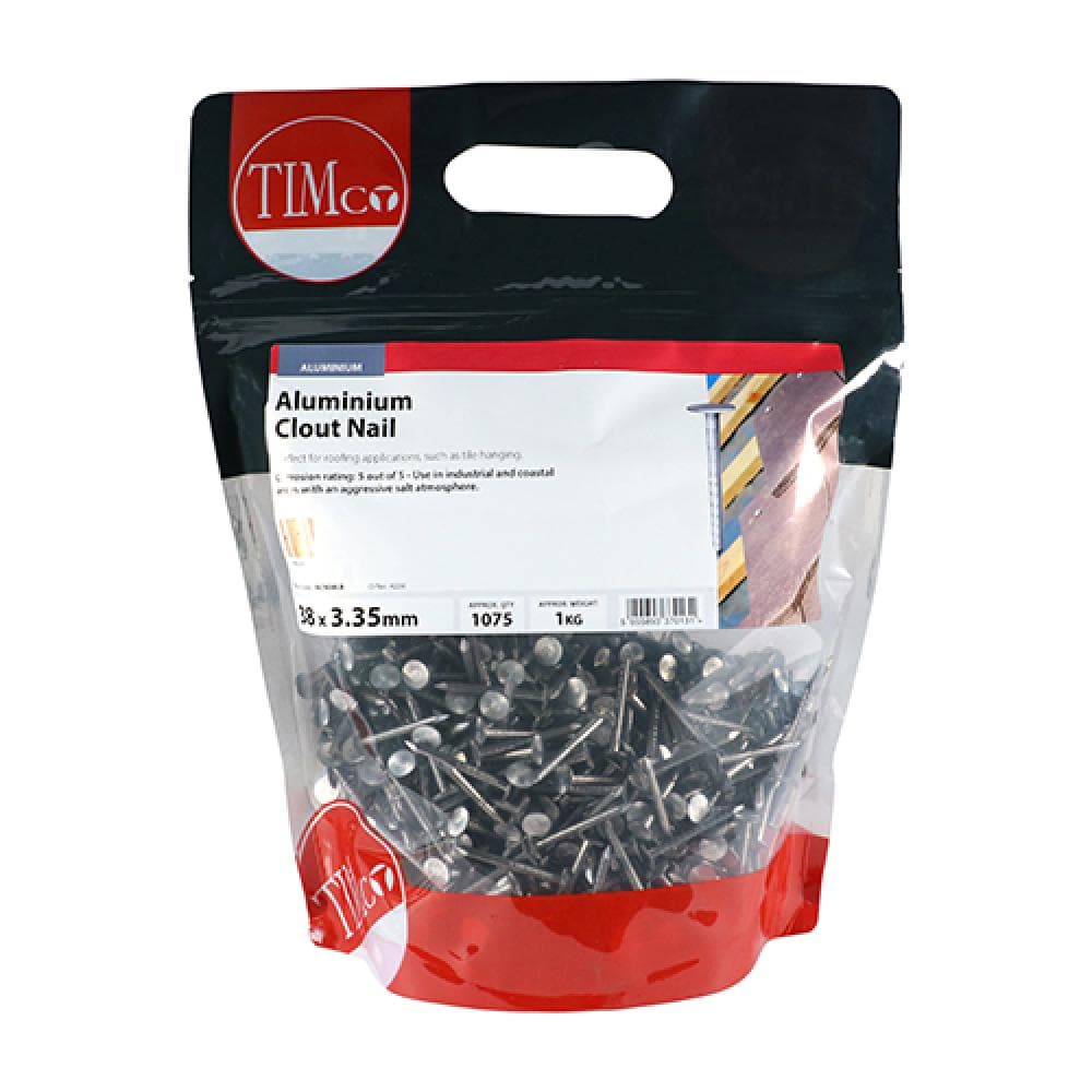 Timco ACN38LB Clout Nails - Aluminium 38 X 3.35