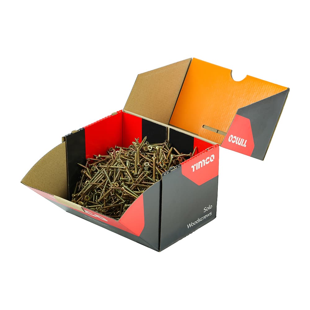 Timco 40050SOLOIND Solo Woodscrew Industry Pack 4.0 X 50 Box 1000