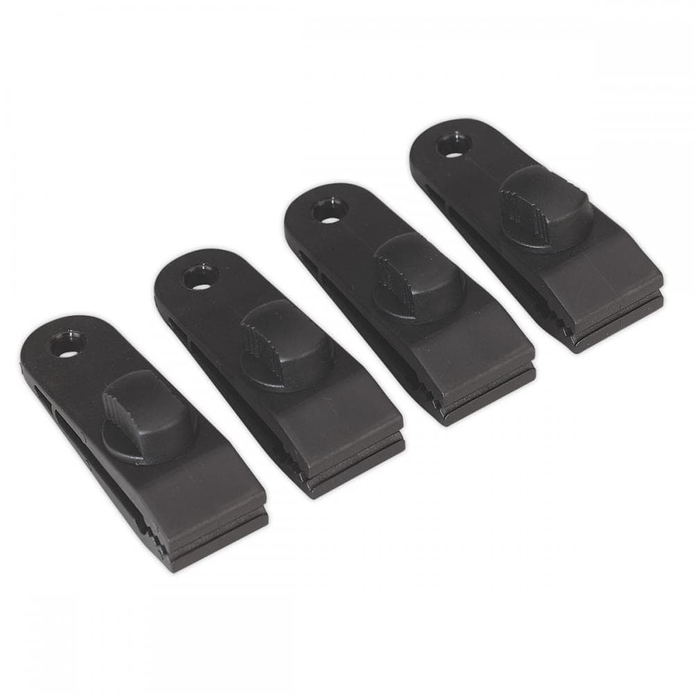 Sealey TARP4 Tarpaulin Clip Pack Of 4