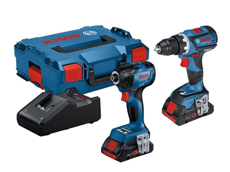 Bosch 06019J0170 Professional Twin Pack 18V 2 X 4.0Ah Procore18V Li-Ion