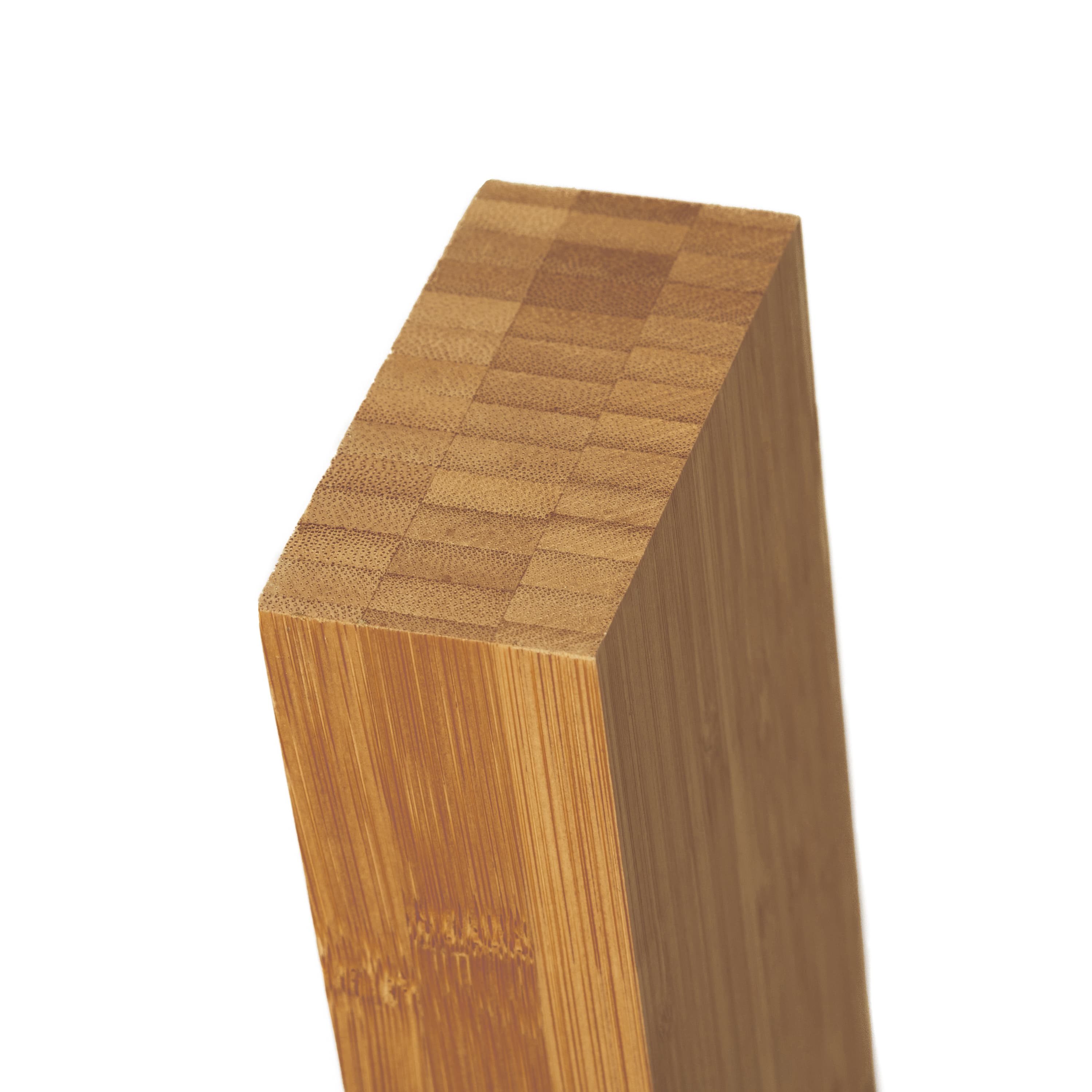 Flair Stairs Bamboo Stop Chamfered Half Newel Post - 90 x 45 x 1.5m Dark