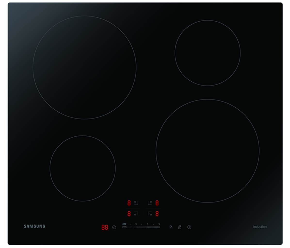 Samsung Series 6 Induction Hob Black NZ64H37070K/EU