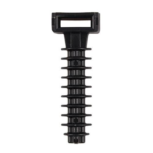Black Cable Tie Plugs - 8.0 x 40mm (100 Pack)