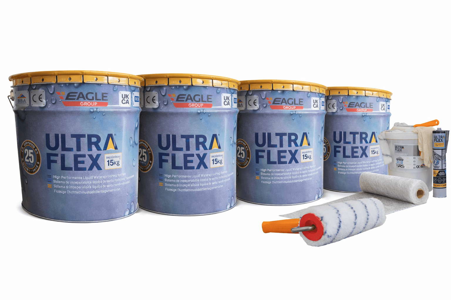 Ultra-Flex Grp kits - Can Be applied direct to Asphalt/Concrete and Metal without re-boarding (The Only kits available online).