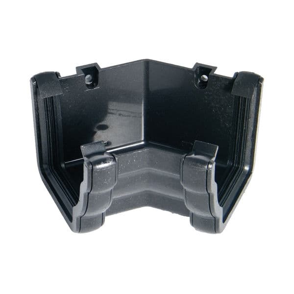 FloPlast Cast Iron Effect Ogee Gutter Internal Angle - 135 Degree x 110mm x 80mm
