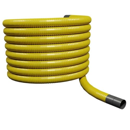 Flexi Underground Ducting Unperforated Gas - 63mm (O.D.) x 50mtr Yellow Coil