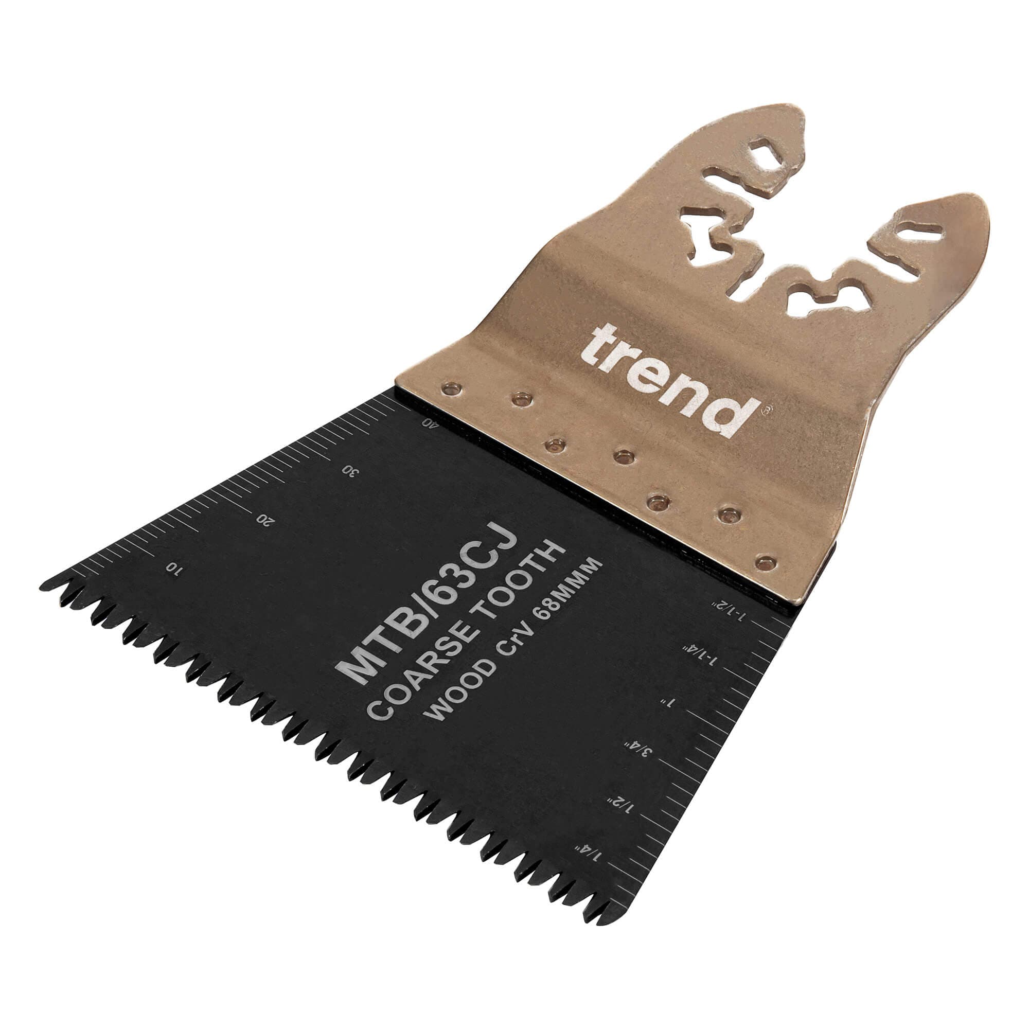 Trend Universal 68Mm Coarse Tooth Crv Japanese Multi-Tool Blades 5 Pack Pk 5 MTB/63CJ