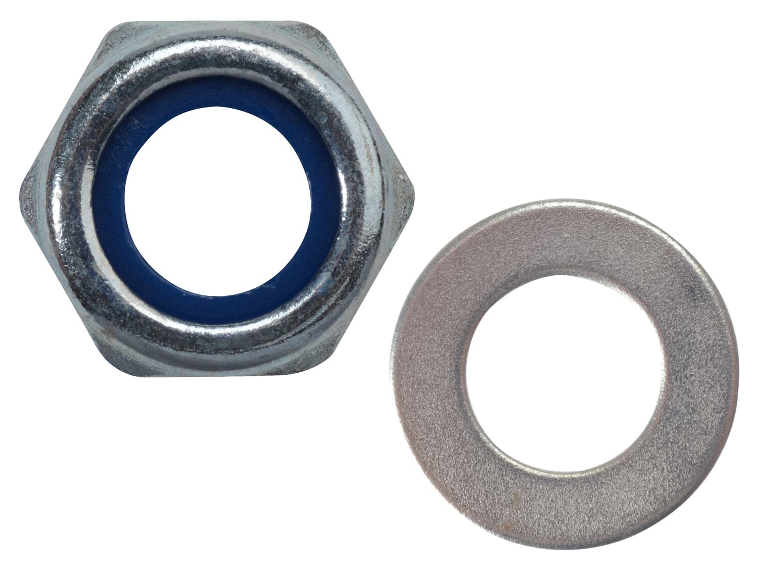 Forgefix Nylon Locking Nut & Flat Washer - M8 FPKNNW8