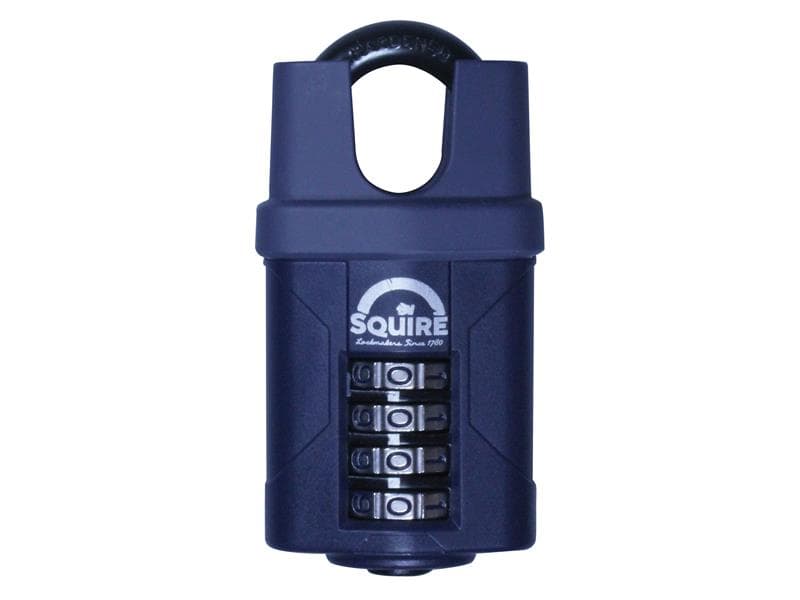 Squire CP40CS Cp40Cs Combination Padlock 4-Wheel Closed Shackle 40Mm