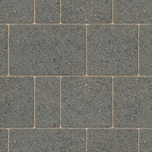 Marshalls Modal X Textured Concrete Block Paving Charcoal Granite 200 x 100mm