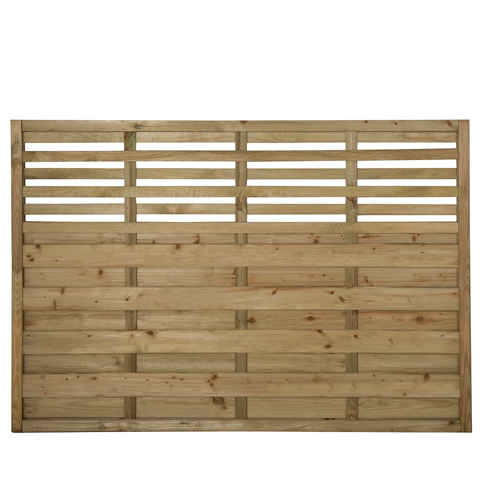 Pressure Treated Decorative Kyoto Fence Panel 6ft x 4ft Pack of 5