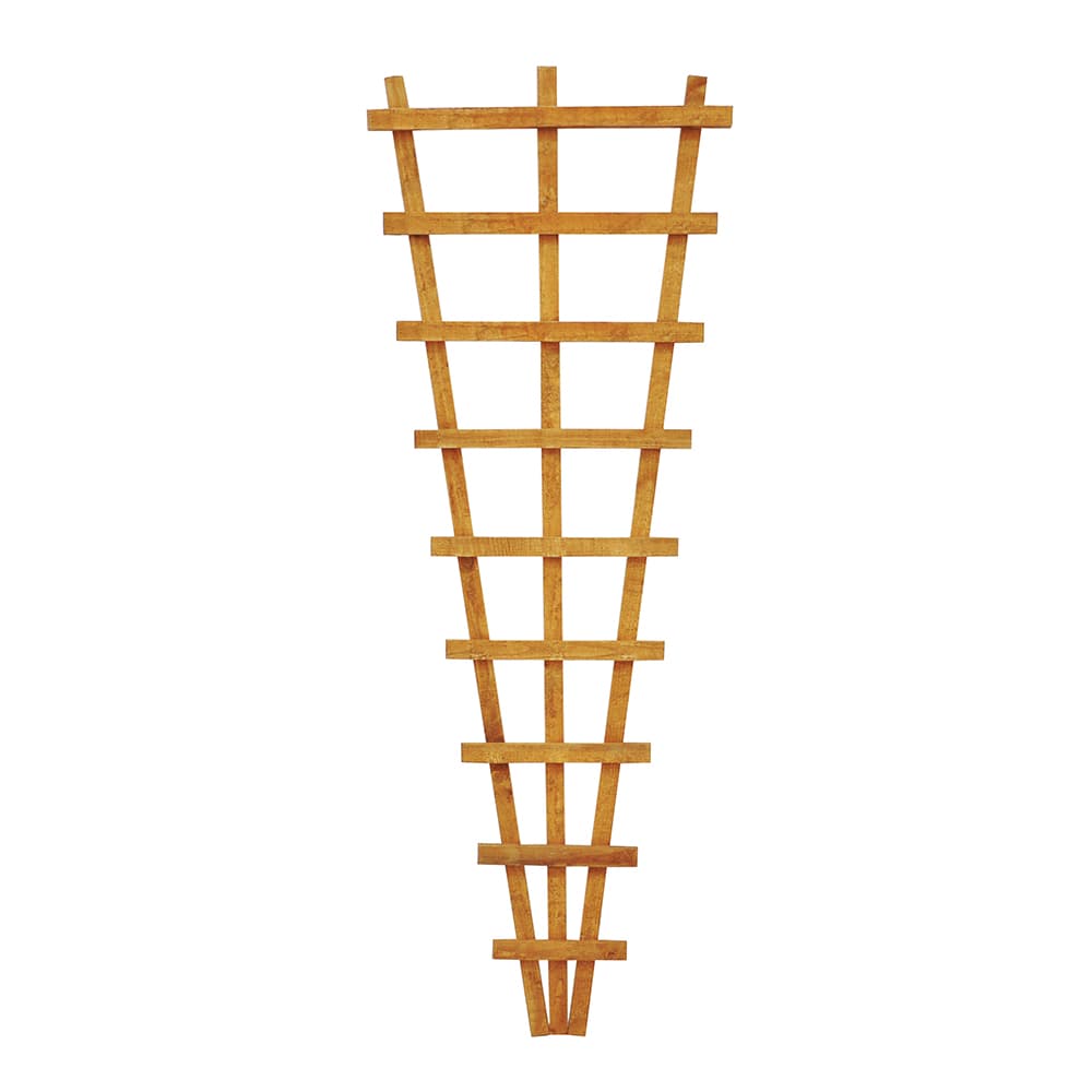 Forest Garden Heavy Duty Fan Trellis 183cm x 66cm Pack of 6