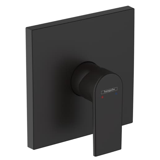 Hansgrohe Vernis Shape Single lever shower mixer for concealed installation - Matt Black - 71668670
