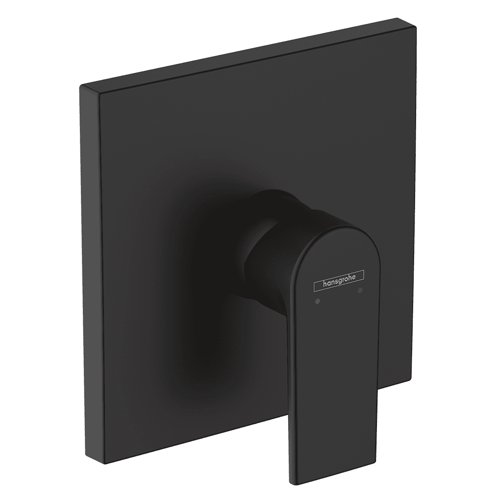 Hansgrohe Vernis Shape Single lever shower mixer for concealed installation - Matt Black - 71668670