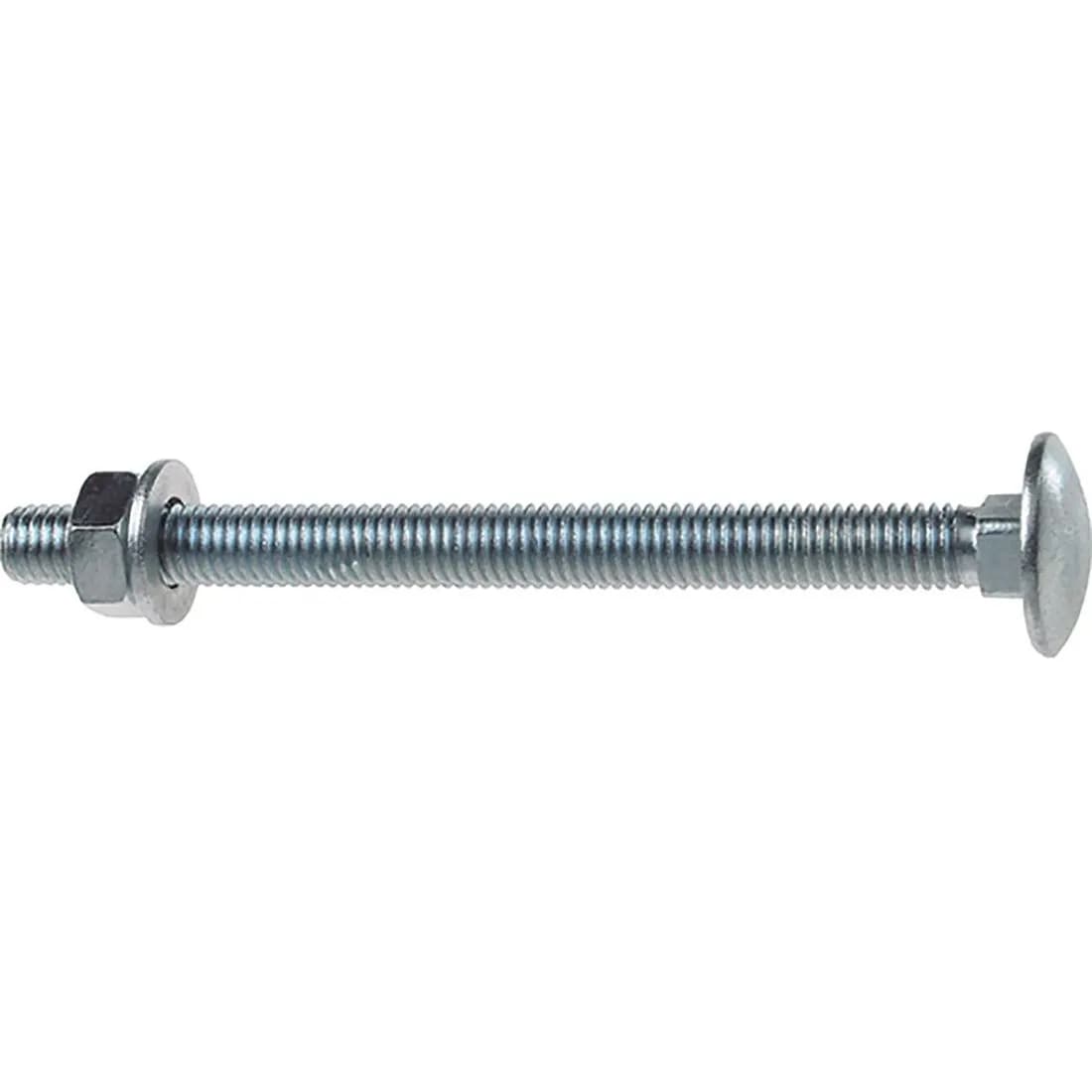 Unifix Cup Square Hex Bolt+Nut Bzp M8 X 150Mm Pk25