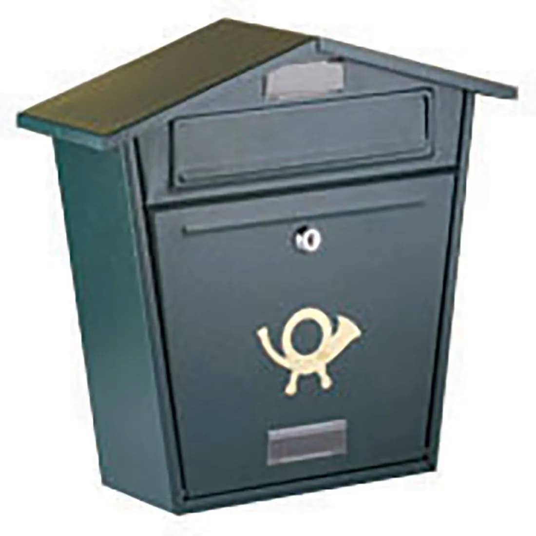 Lockable Post Box Black
