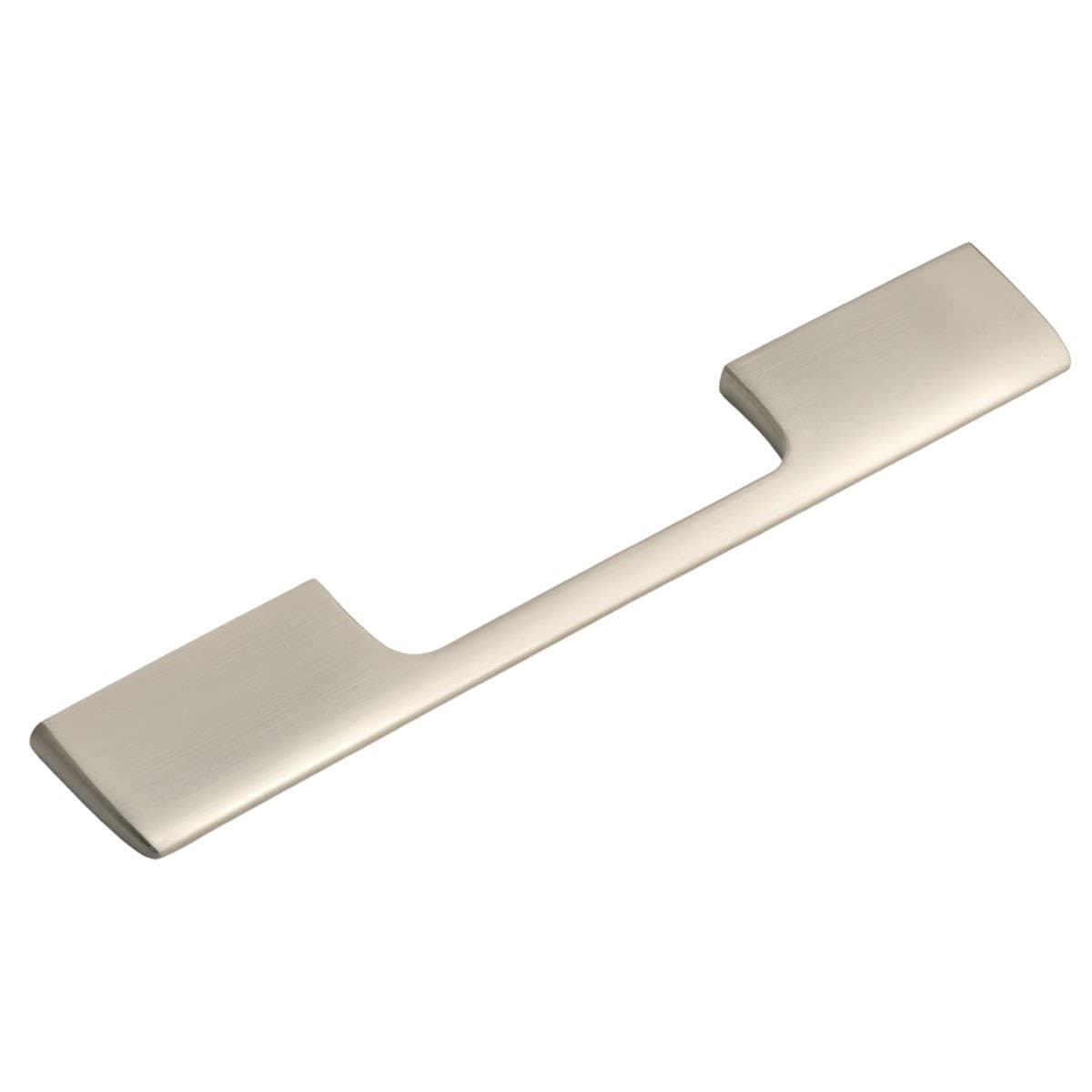 Lazio Cabinet/Cupboard/Wardrobe D Handle - Brushed Satin Nickel - 160mm - Elite Knobs & Handles