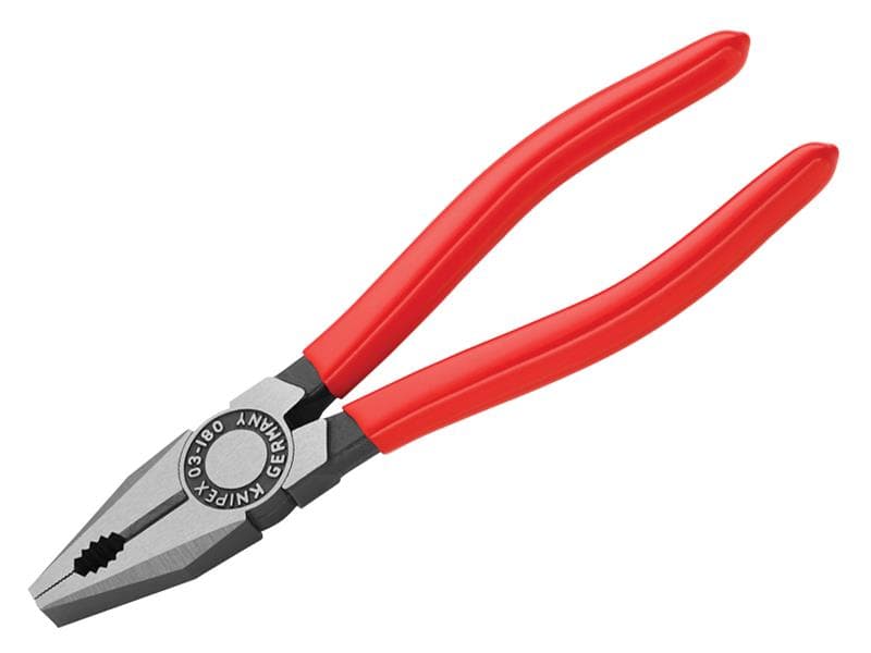 Knipex 03 01 180 SB Combination Pliers Pvc Grip 180Mm