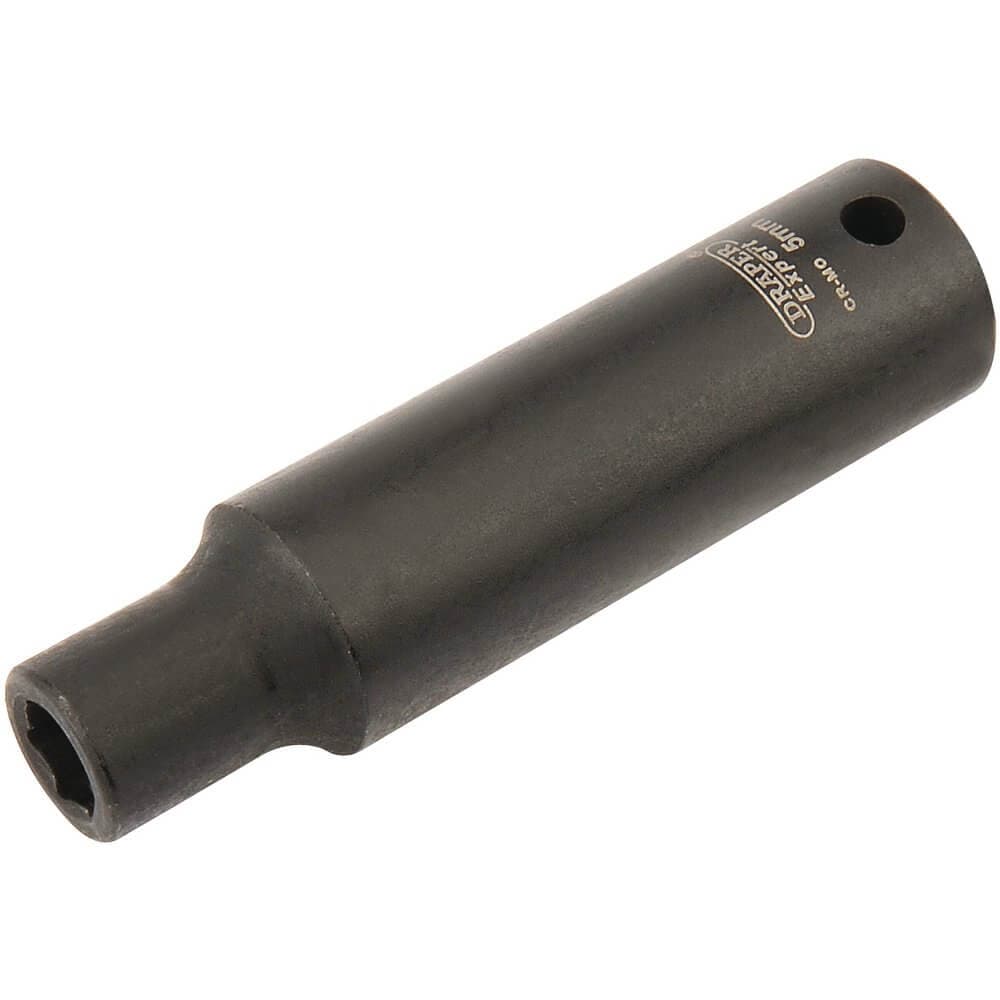 Draper Expert 05065 Expert Hi-Torq® 6 Point Deep Impact Socket 1/4in Sq. Dr. 5Mm each