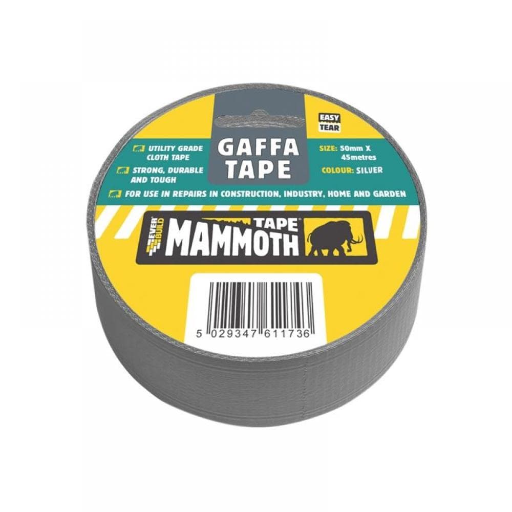 Everbuild Sika 696047 Gaffa Tape 50Mm X 45M Silver
