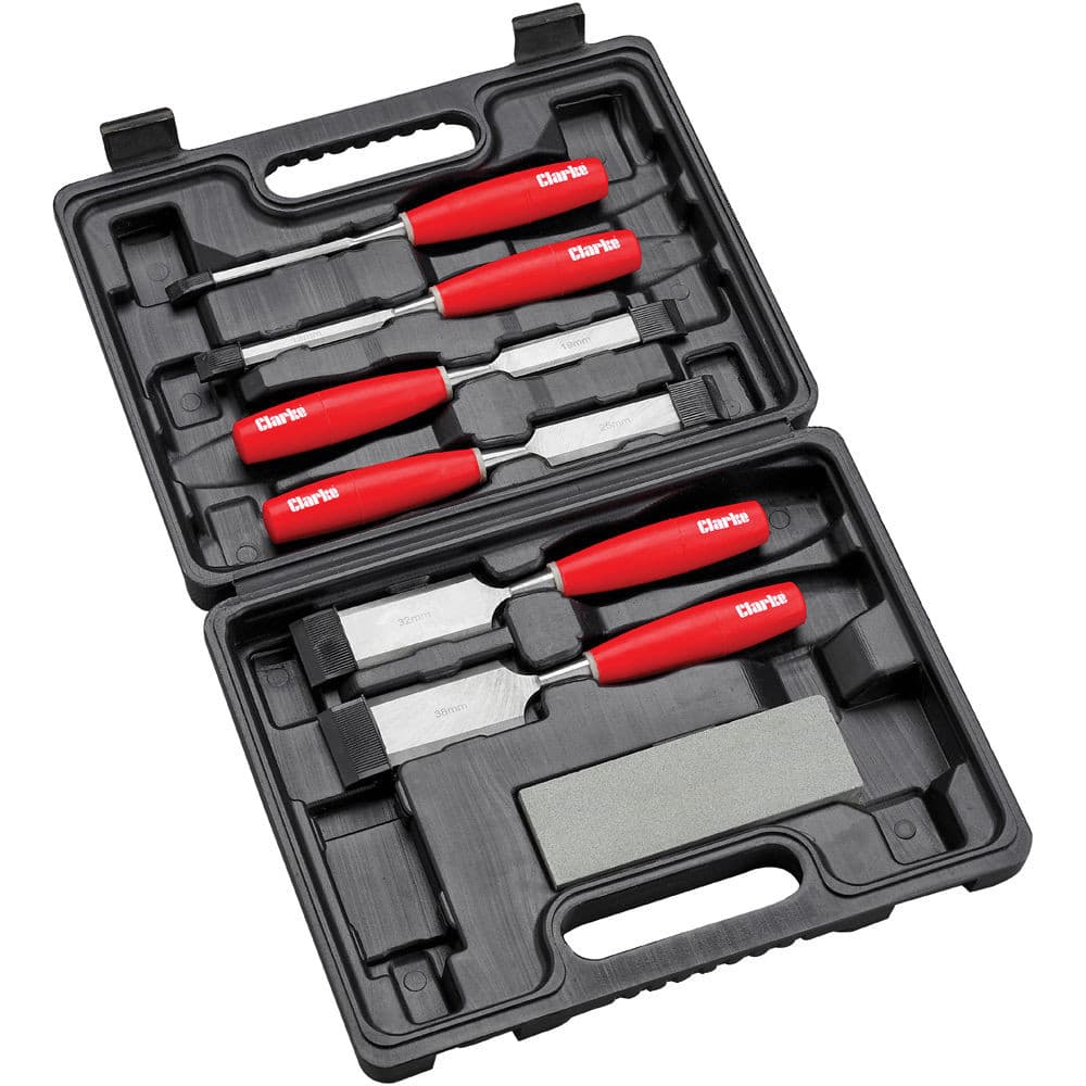 Clarke 1801484 Cht484 6 Piece Wood Chisel Set