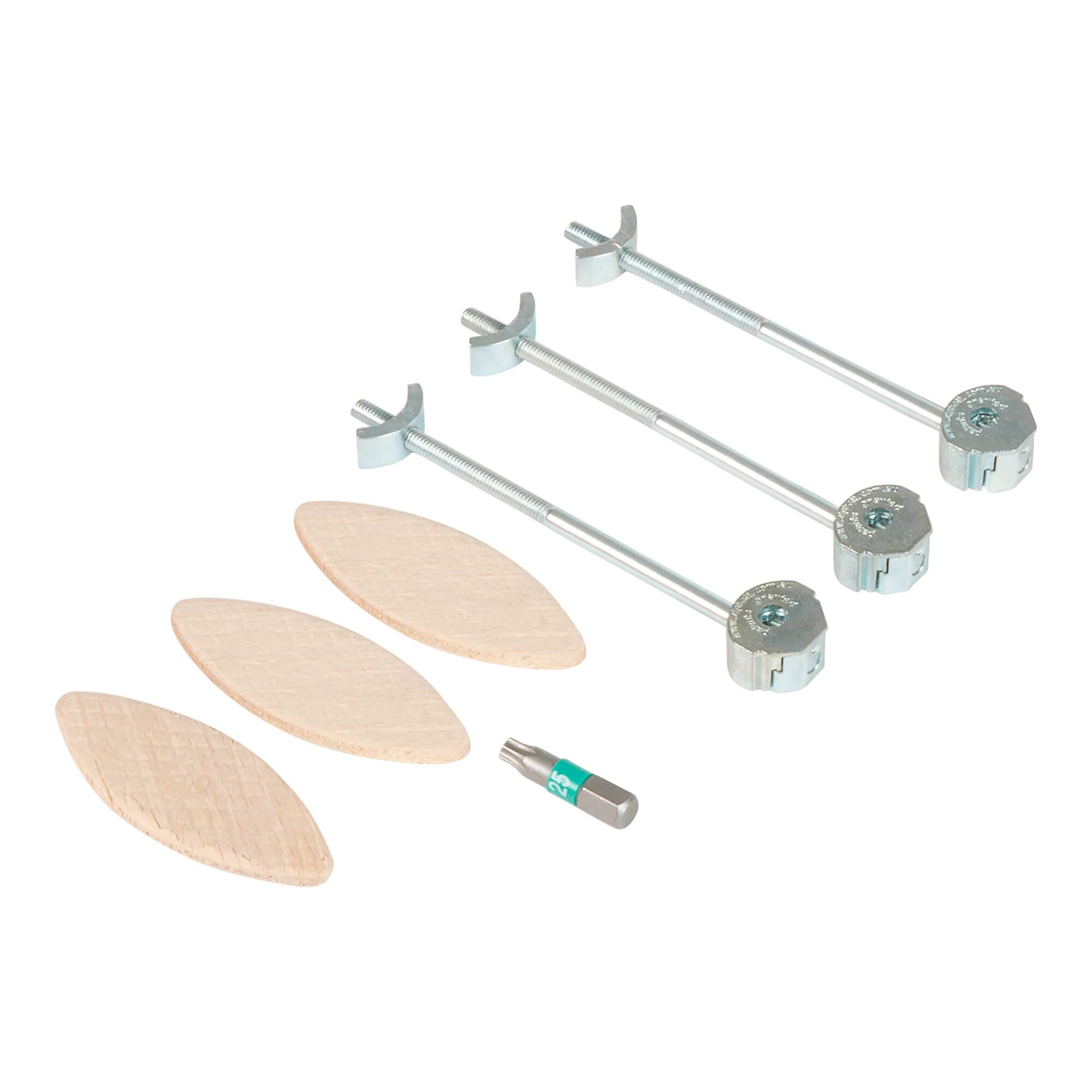 Trend Zipbolt Compact Laminate Worktop Connector Kit (12-15Mm) Pk 1 ZIP/20/100/3