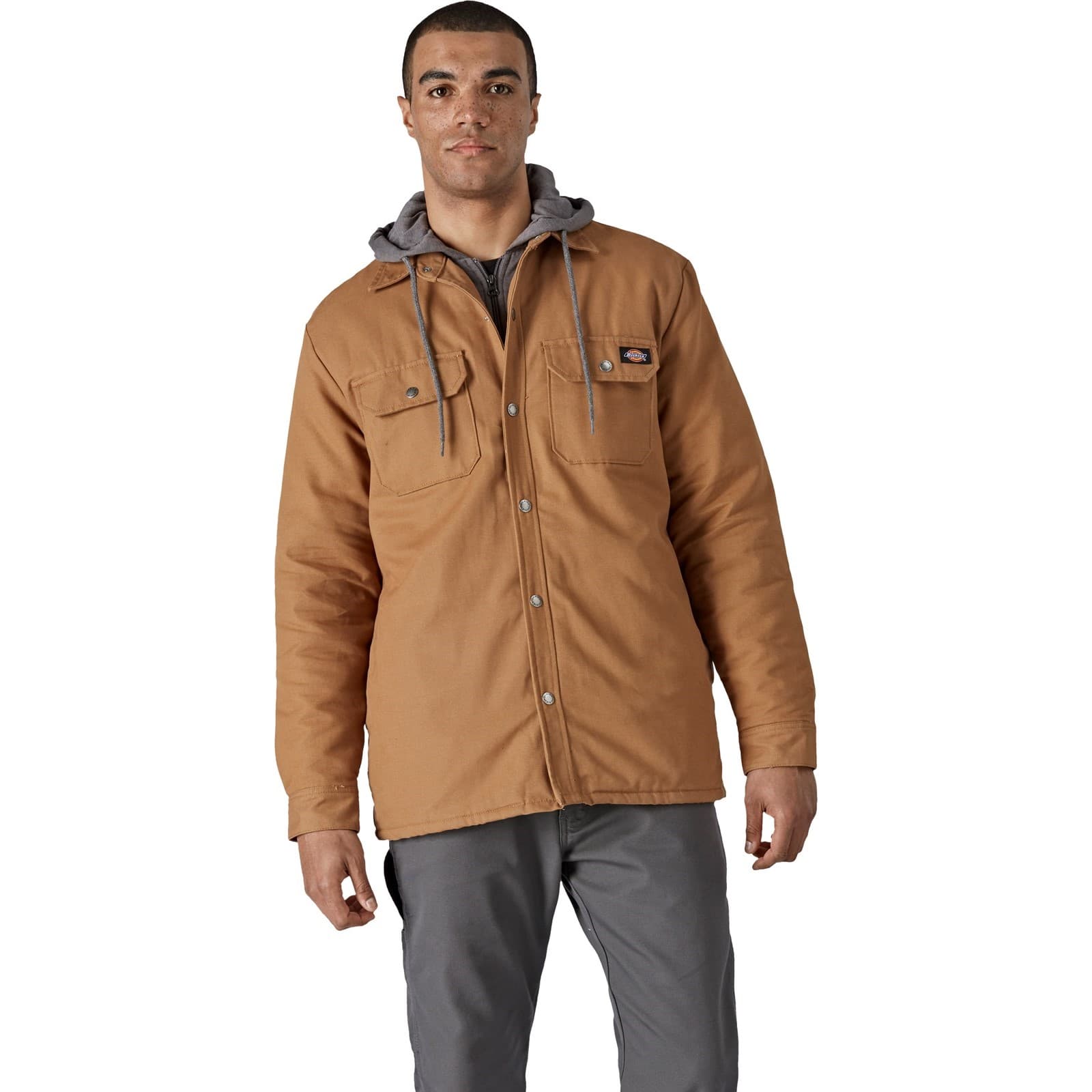 Dickies Duck Shirt Jacket Size XL Brown 36230-67584-06