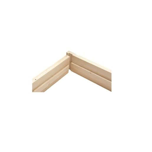 Metsa Brown Durable Timber Whitewood Door Lining Set and Stops, 32x115mm