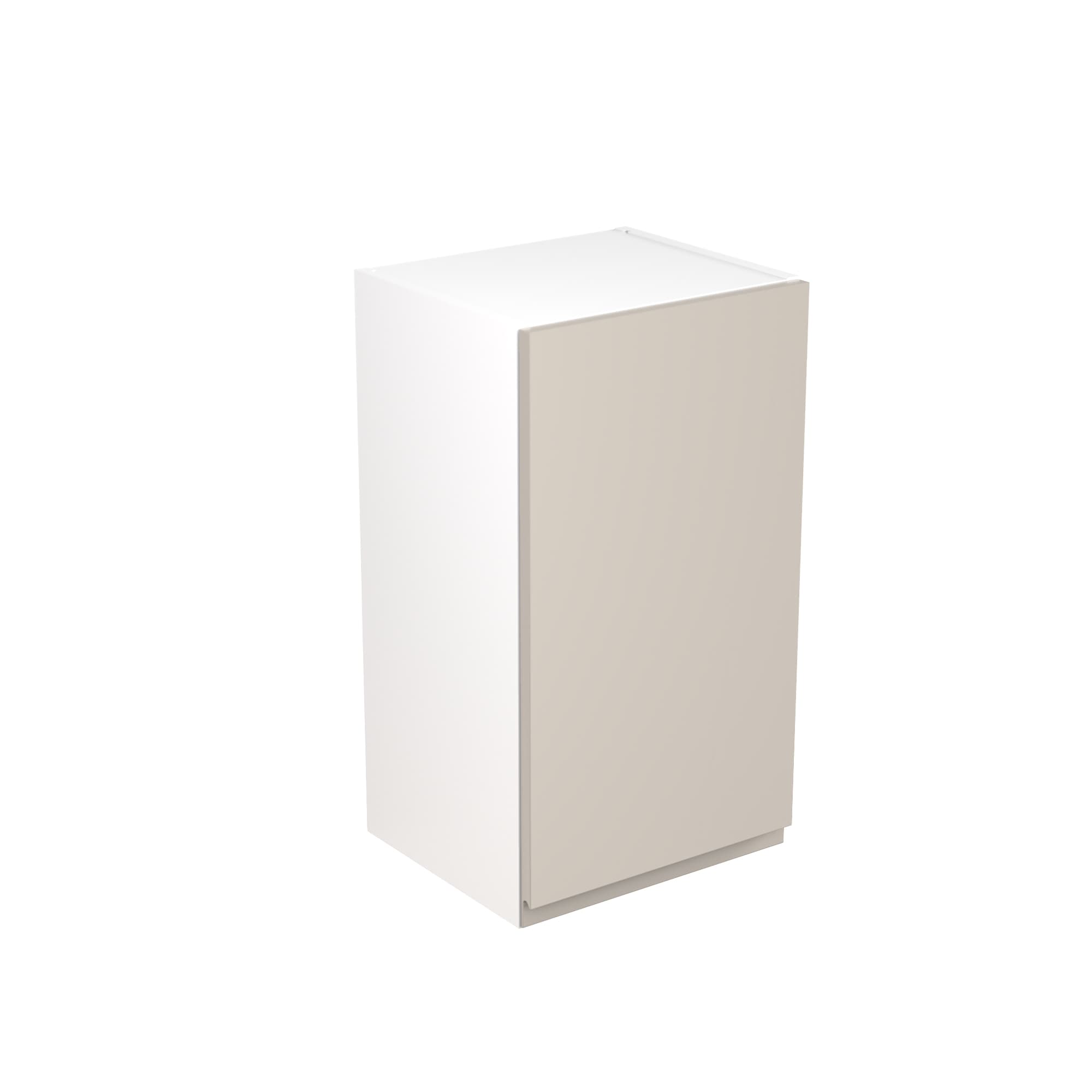 Flatpack Wall Unit J-pull Super Gloss Light Grey 400mm - FKKJ0212