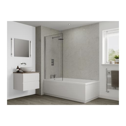 Multipanel Classic Bathroom Wall Panel Hydrolock 2400 x 1200mm Classic Marble M141
