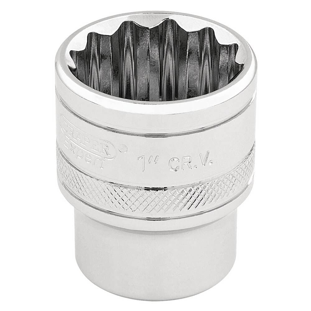 Draper Expert 49484 Hi-Torq® 12 Point Socket 3/8in Sq. Dr. 1in each
