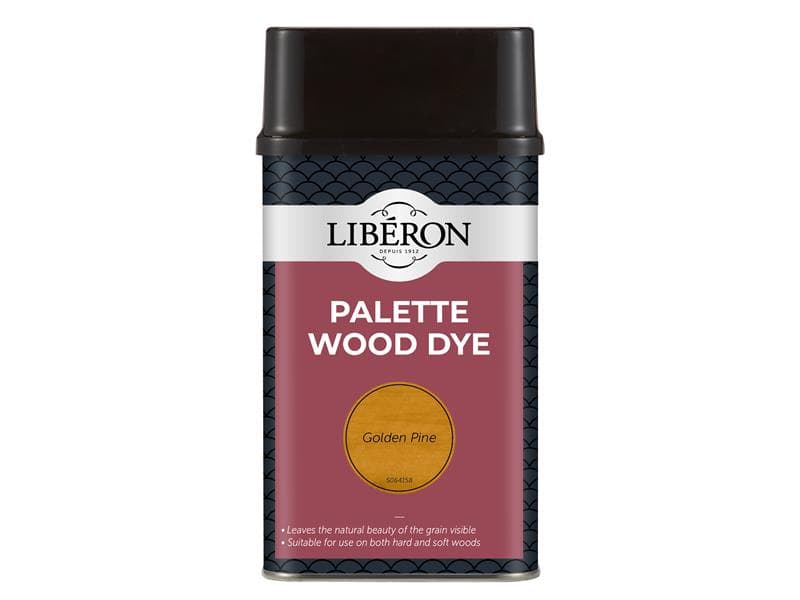 Liberon 126743 Palette Wood Dye Golden Pine 500Ml
