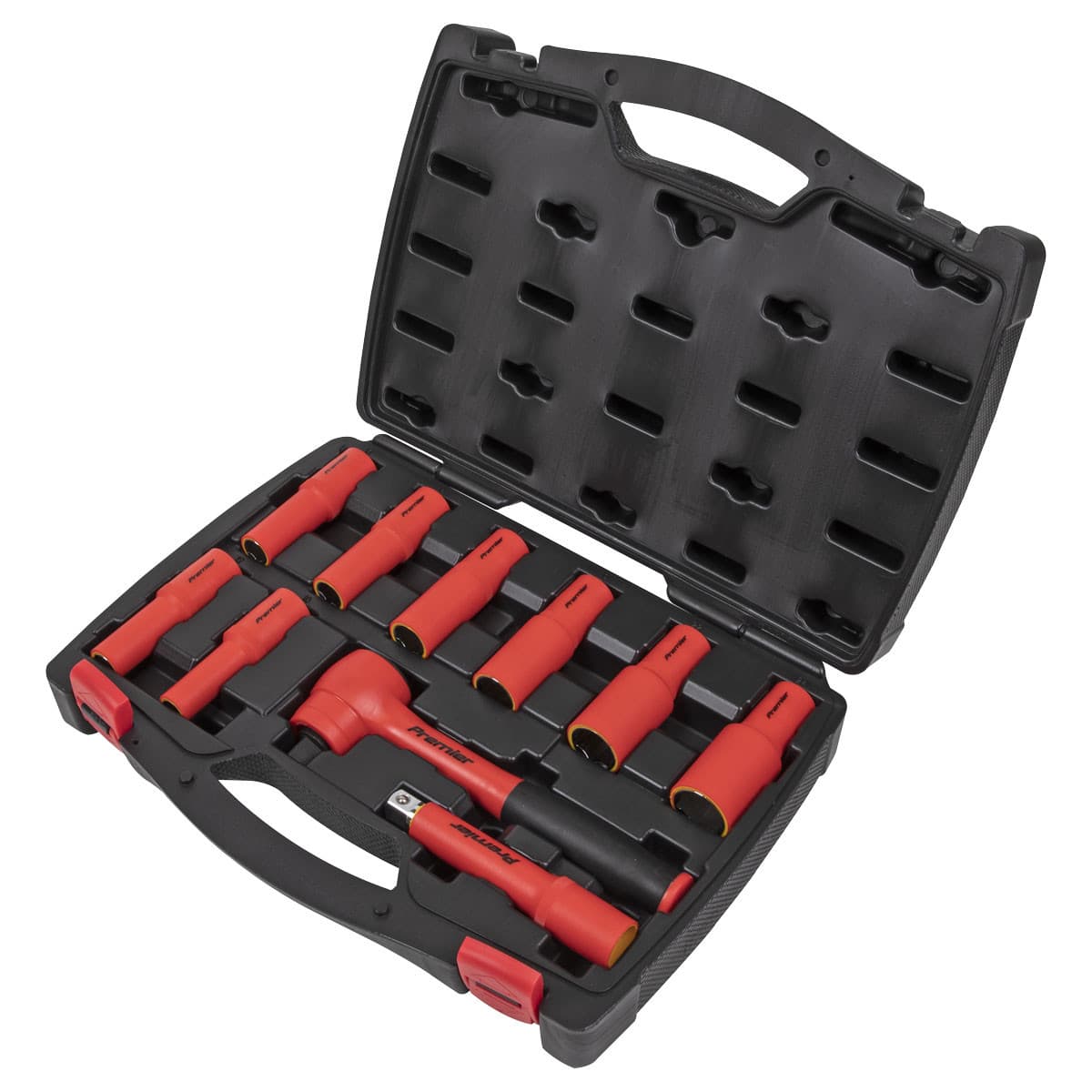 Sealey Ak7943 1/2in Sq Drive Vde 6Pt Walldrive Socket Set (10 Piece)