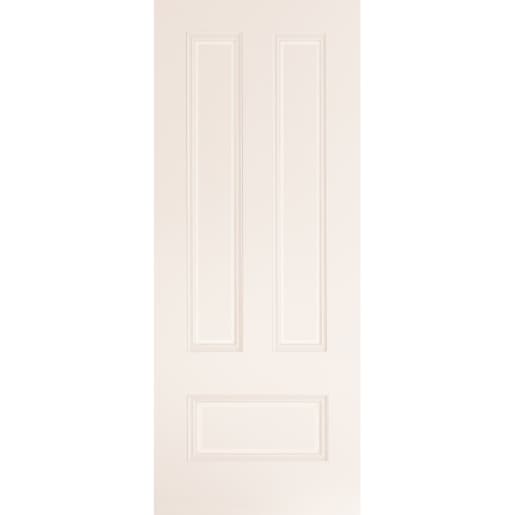Deanta Canterbury White Primed Fire Door 30m 1981mm x 838mm x 45mm