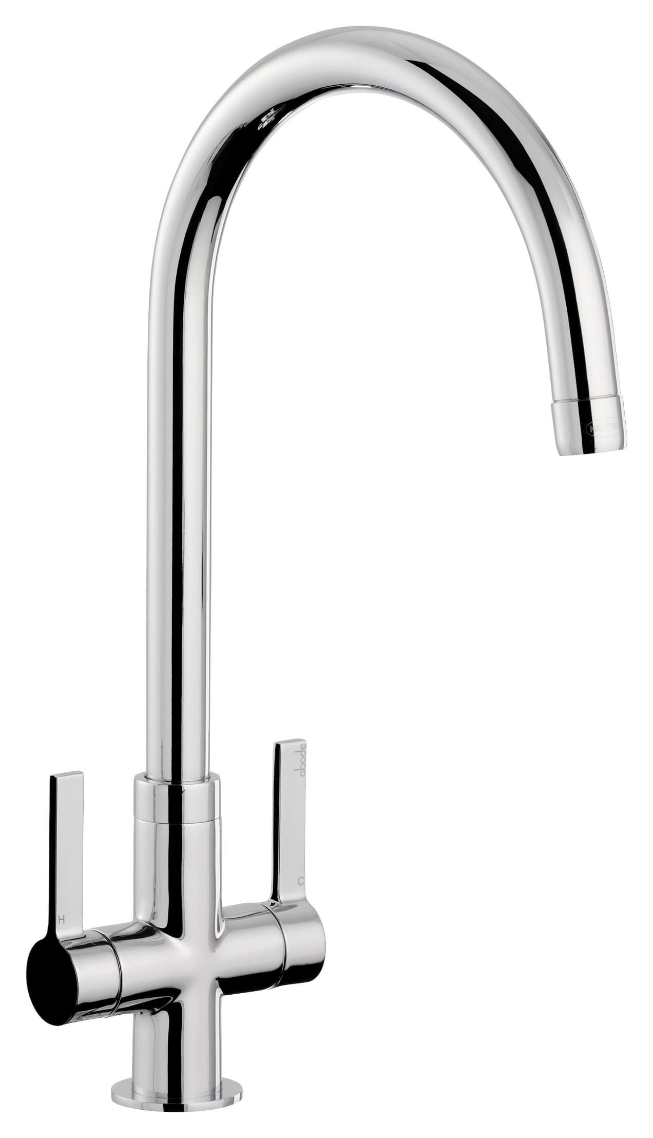 Abode Metix Dual Lever Flow Restricted Monobloc Tap Chrome