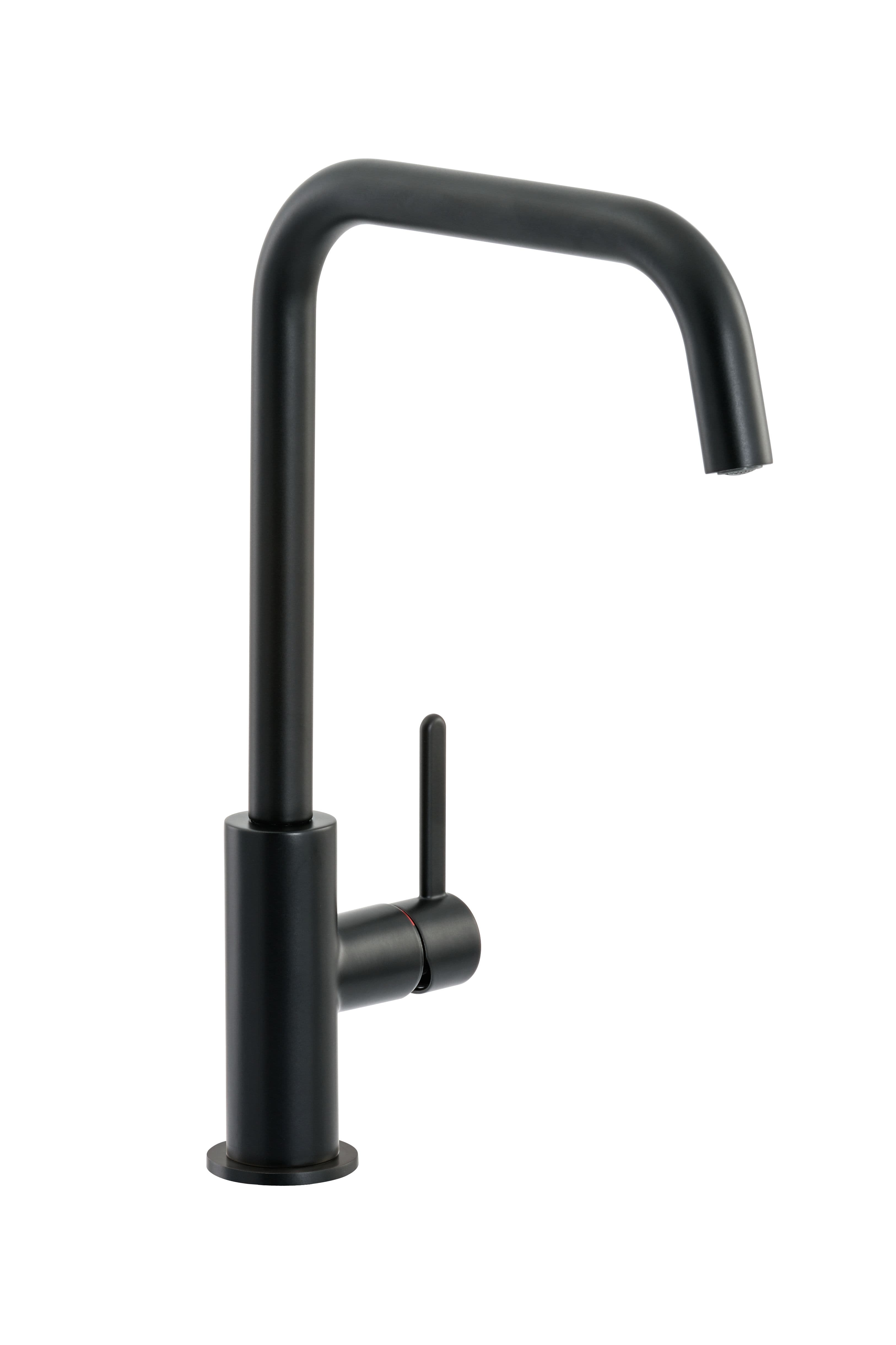 Abode Althia Single Lever Monobloc Kitchen Mixer Tap Matt Black AT1270