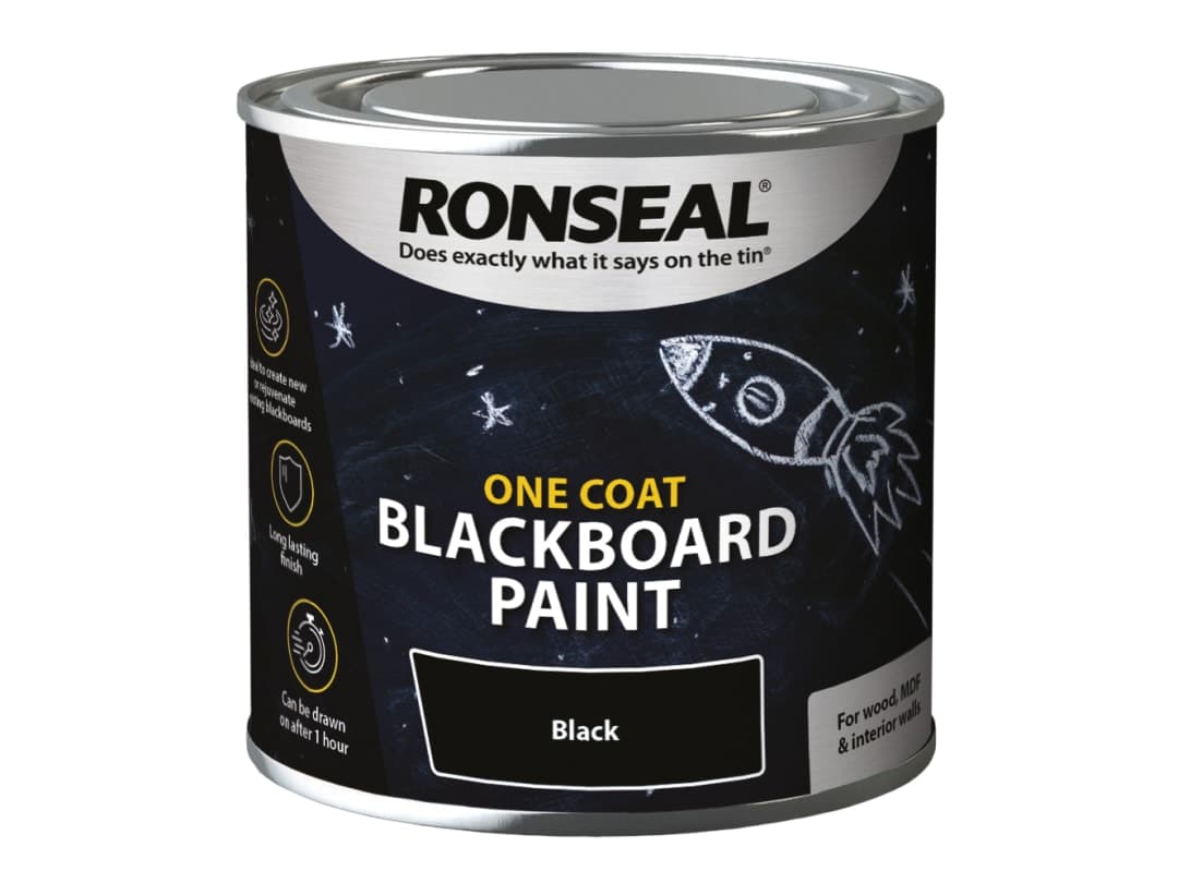 Ronseal One Coat Blackboard Paint 250ml 35227