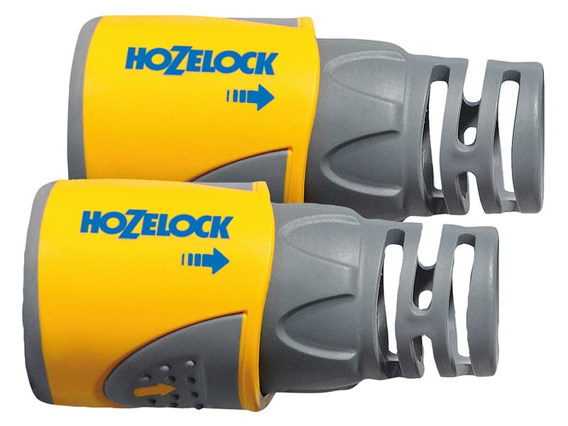 Hozelock 100-000-518 2050 Hose End Connector Plus For Ø12.5-15Mm (1/2-5/8In) Hose (Twin Pack)