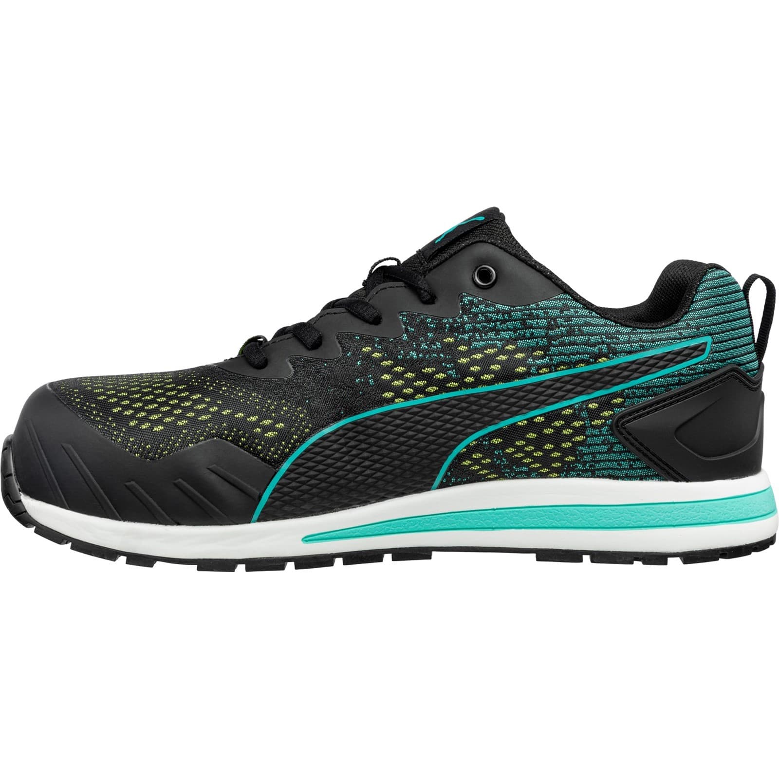 Puma Safety Vivid Green Heart Low Trainer Size 5 41274-77283-04
