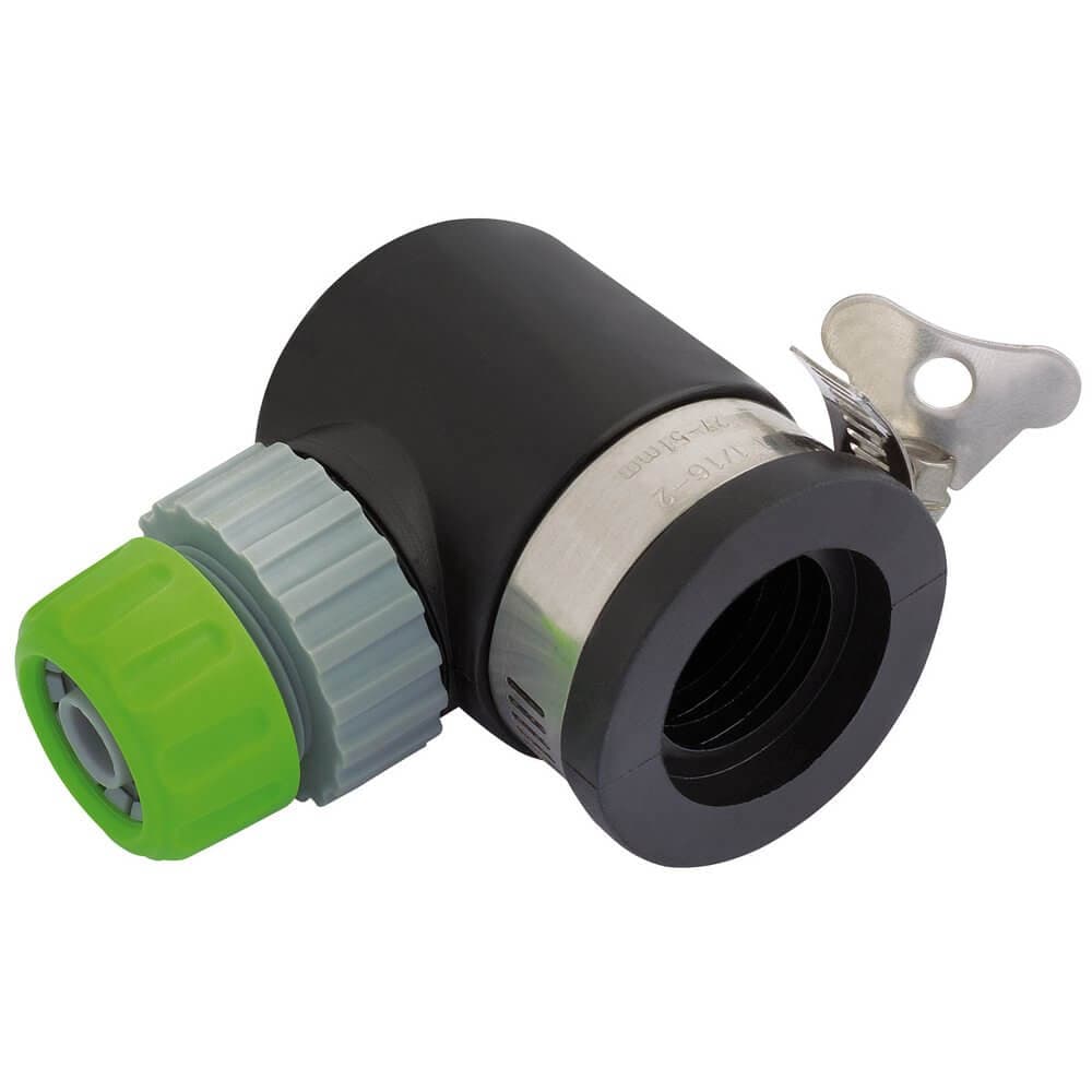 Draper 24919 90° Right Angle Lock On Tap Connector each