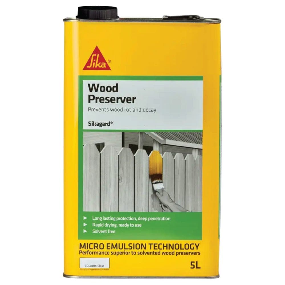 Sikagard Wood Preserver Concentrate - Clear 5L