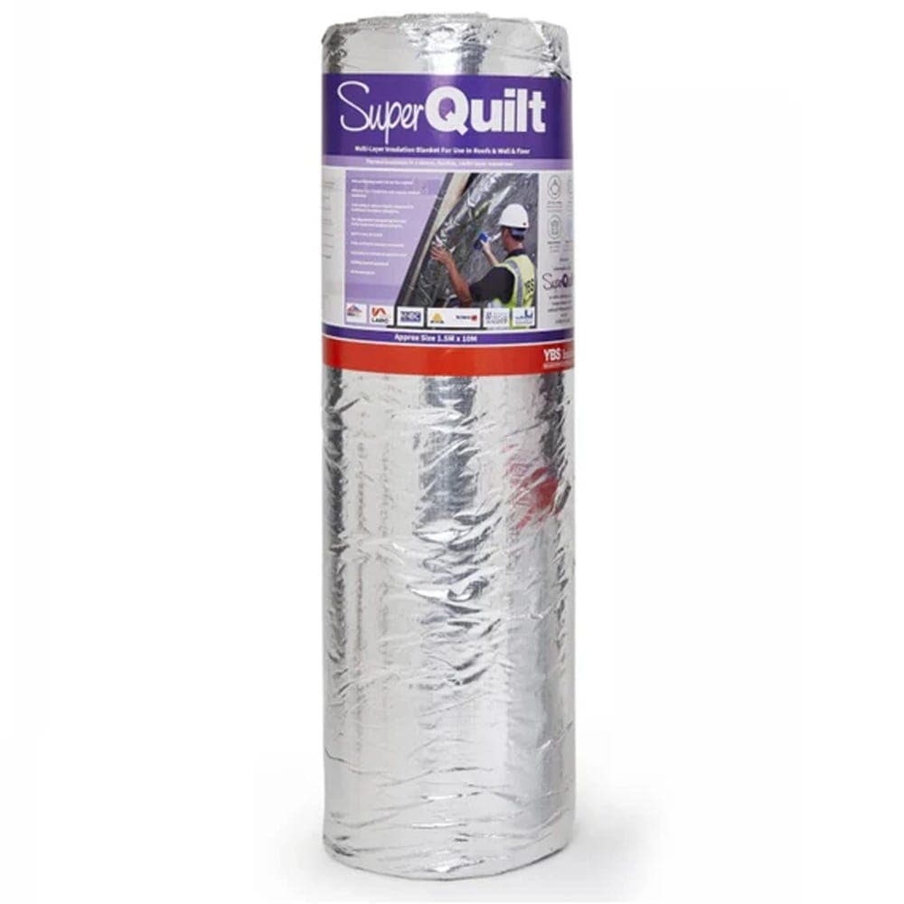 YBS SuperQuilt Multi Layer Foil Insulation 10m x 1200mm x 40mm - Pack of 15 | 180m2