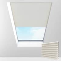 newblinds.co.uk Tusk Dimout Electric Thermal Cellular Pleated Roof Lantern Blinds Cellular
