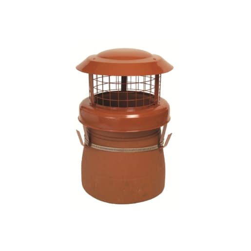 Mad High Birdguard Powder Coated Terracotta Chimney Cowl
