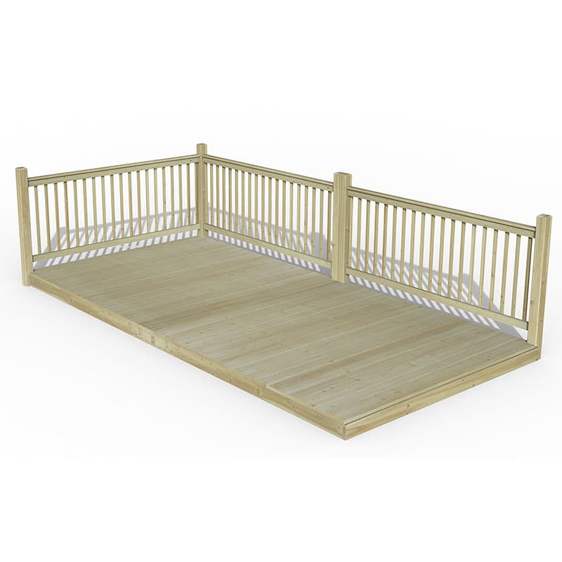 8' x 16' Forest Patio Deck Kit No. 5 (2.4m x 4.8m)